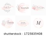 feminine logos collection  hand ... | Shutterstock .eps vector #1725835408