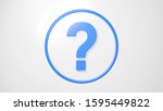 question mark icon  button... | Shutterstock . vector #1595449822