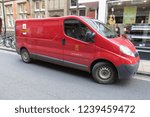 Small photo of YORK, UK - CIRCA AUGUST 2015: Royal Mail van parked in a street of the city centre.
