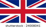 flag of the united kingdom ... | Shutterstock .eps vector #24008041