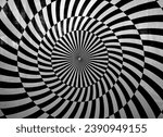 Optical illusion spiral with...