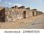 Small photo of Erebuni Fortress in Yerevan, Aremenia, a former outpost of the Urartu Kingdom