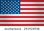 american flag vector background | Shutterstock .eps vector #291924938