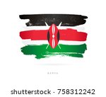 Flag Of Kenya. Vector...