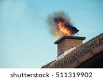 Chimney With Fire Coming Out