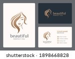 hair beauty logo design for... | Shutterstock .eps vector #1898668828