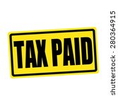  Tax Paid Black Stamp Text On...