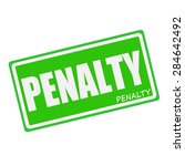 Penalty White Stamp Text On...