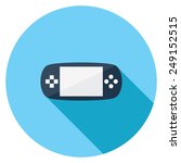  handheld console flat icon.... | Shutterstock .eps vector #249152515