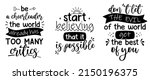three motivational lettering.... | Shutterstock .eps vector #2150196375
