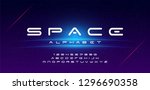 abstract technology space font... | Shutterstock .eps vector #1296690358