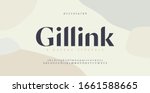 elegant alphabet letters font... | Shutterstock .eps vector #1661588665