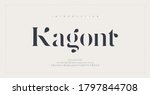elegant alphabet letters font... | Shutterstock .eps vector #1797844708