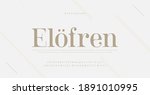 elegant modern alphabet letters ... | Shutterstock .eps vector #1891010995
