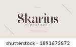 elegant modern alphabet letters ... | Shutterstock .eps vector #1891673872