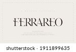 elegant alphabet letters... | Shutterstock .eps vector #1911899635