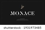 elegant alphabet letters font... | Shutterstock .eps vector #1931973485