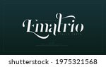 luxury vintage alphabet letters ... | Shutterstock .eps vector #1975321568