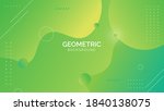 gradient green blue abstract... | Shutterstock .eps vector #1840138075