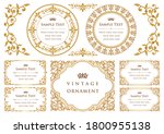 set of vintage elements for... | Shutterstock .eps vector #1800955138