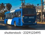 Small photo of Santiago, Chile - March 29 2023: A public transport Transantiago, or Red Metropolitana de Movilidad, bus doing route 271