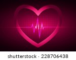 dark pink pulse light abstract... | Shutterstock .eps vector #228706438