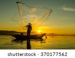 Fisherman Of Bangpra Lake In...