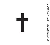 Christian Cross Icon Vector On...