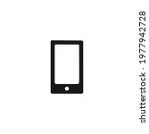 phone icon vector on a white... | Shutterstock .eps vector #1977942728