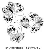 beautiful butterfly for a design | Shutterstock . vector #61994752