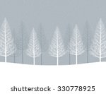 winter landscape. forest | Shutterstock .eps vector #330778925
