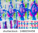 bright colors african rug.... | Shutterstock . vector #1488354458