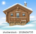 Wooden Small House Or Chalet In ...
