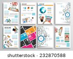 set of flyer design  web... | Shutterstock . vector #232870588