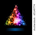 merry christmas elegant... | Shutterstock . vector #65149774