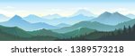 large number of mountains  vast ... | Shutterstock .eps vector #1389573218