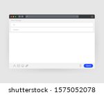 email blank template internet.... | Shutterstock .eps vector #1575052078