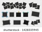 photo frames pack. square frame ... | Shutterstock .eps vector #1428335945