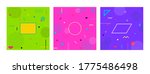 set of abstract colorful... | Shutterstock .eps vector #1775486498