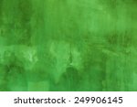 Green concrete wall background.