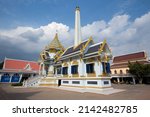 Small photo of Nakhon pathom, Thailand - Jan 19,2022 : crematory or funeral pyre in Buddhism temple in Thailand.