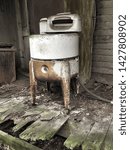 Small photo of Wringer Washer on the Porch of an Abandoned House in East Tennessee