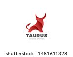 bull taurus bison buffalo logo... | Shutterstock .eps vector #1481611328