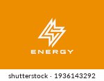 flash energy logo lightning... | Shutterstock .eps vector #1936143292