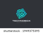 box logo cube abstract design... | Shutterstock .eps vector #1949375395