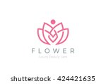 Lotus Flower Logo Abstract...