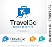 travel go logo template design... | Shutterstock .eps vector #470855072