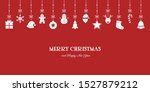minimalist christmas background ... | Shutterstock .eps vector #1527879212