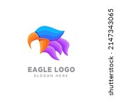 Eagle Logo Design Gradient...