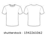 White T Shirt Vector Template ...